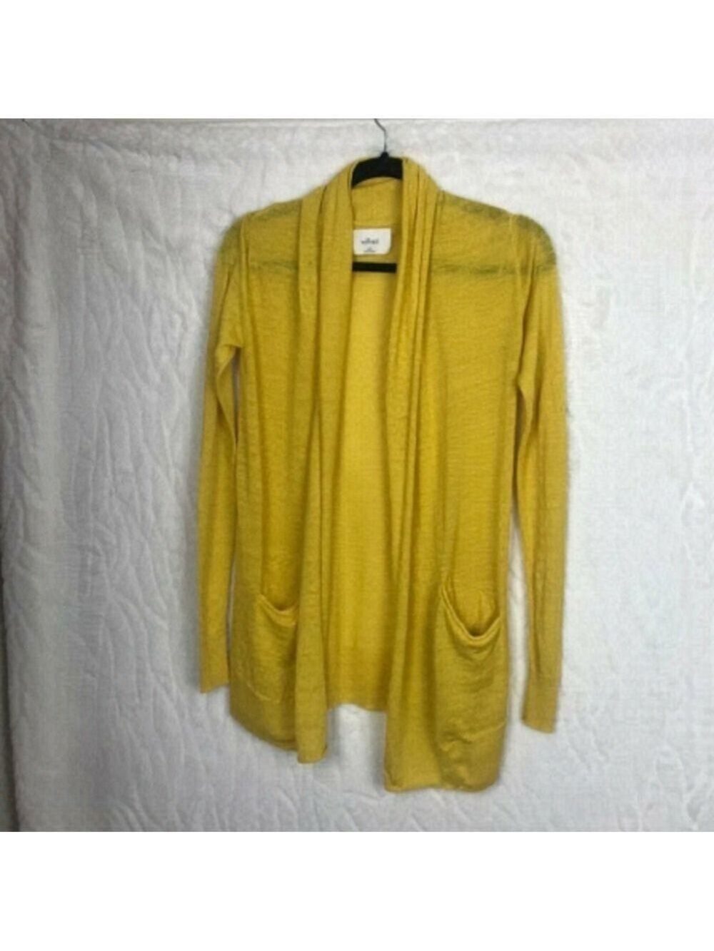 Aritzia - Wilfred  Yellow Cardigan Size XXS